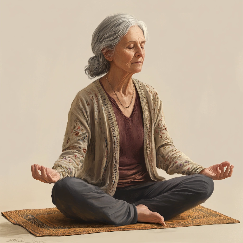 М'яка йога для пенсіонерів